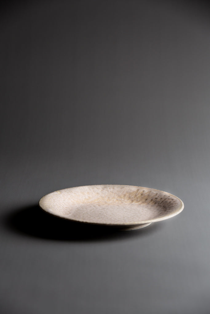 Handmade organic plate. A natural, beautiful, handcrafted homeware piece that has been ethically sourced.